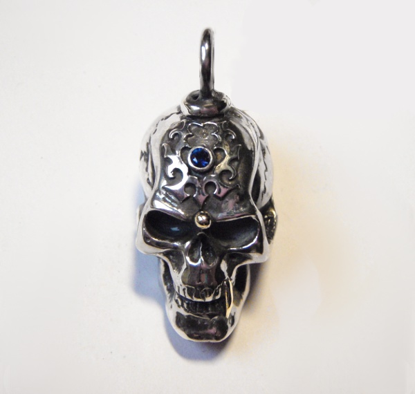 Totenkopf-Kettenanhänger
