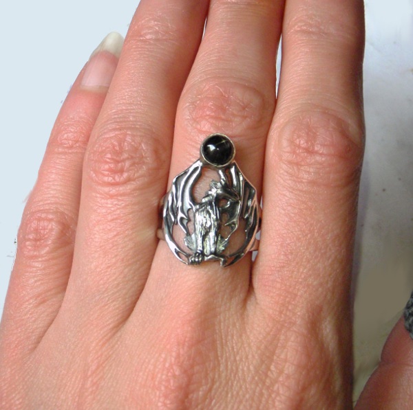 Drachenring mit Sterndiopsid